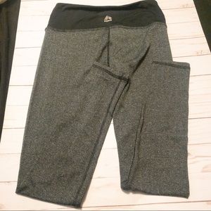 Gray and Black RBX Active Leggings